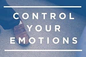 how to control your feelings
